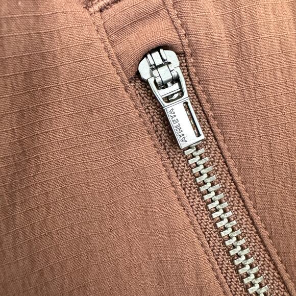 Athleta Women Trekkie Mid Rise Legacy Jogger Pant Size 4 Athleisure Active Brown - Picture 5 of 8